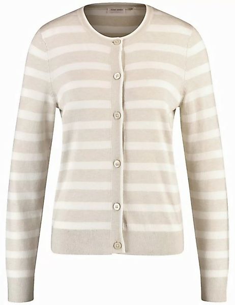 GERRY WEBER Cardigan Geringelter Cardigan aus nachhaltigem Material günstig online kaufen