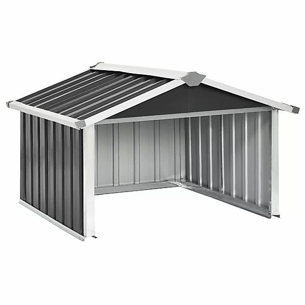 Rasenmeher Garage 92x97x63 Cm Verzinkter Stahl Anthrazit günstig online kaufen