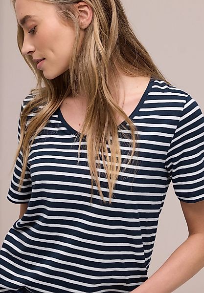 STREET ONE V-Shirt mit V-Ausschnitt günstig online kaufen