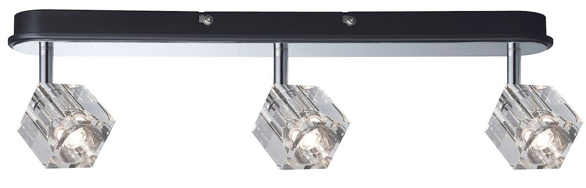 Paulmann Deckenleuchten Paulmann Spotlights IceCube LED Balken 3x3W Chrom 2 günstig online kaufen