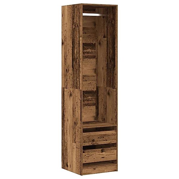 vidaXL Kleiderschrank Altholz-Optik 50x50x200 cm Holzwerkstoff 3318628 günstig online kaufen