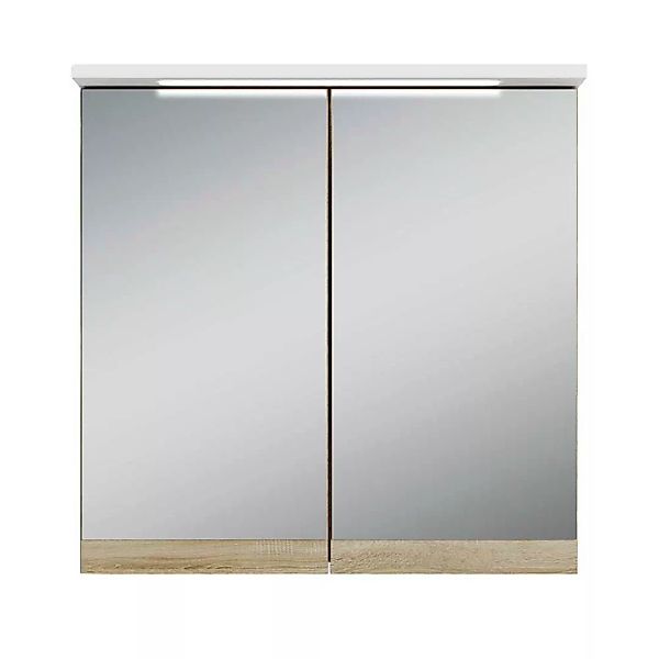 60 cm Badezimmerspiegelschrank in modernem Design Steckdose günstig online kaufen