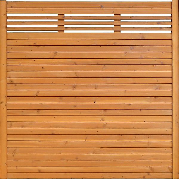 Sichtschutzzaun-Element Typ 138 180 cm x 180 cm Kirschbaumfarben günstig online kaufen