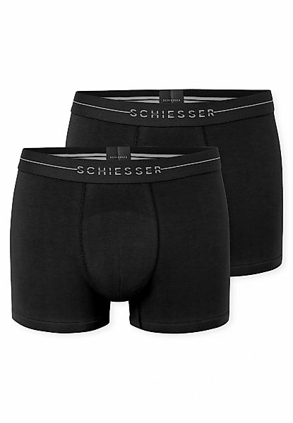 Schiesser Boxershorts "Cotton Flex" 2er Pack, Baumwollmischung, ohne stören günstig online kaufen