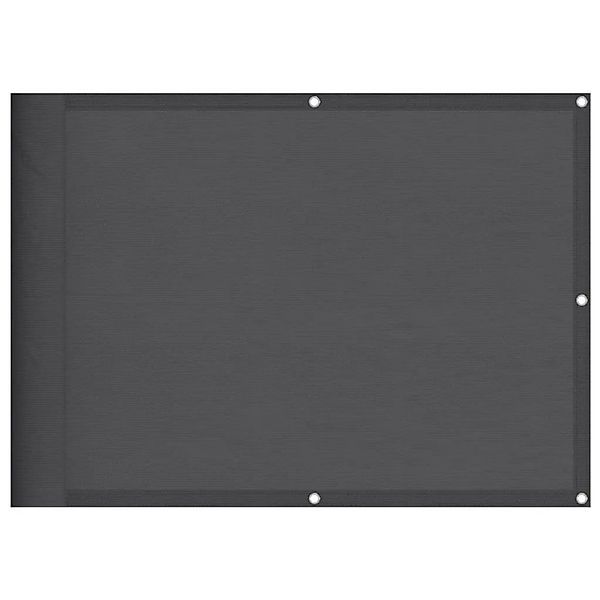 vidaXL Balkon-Sichtschutz Anthrazit 75x800 cm 100 % Polyester-Oxford 400004 günstig online kaufen