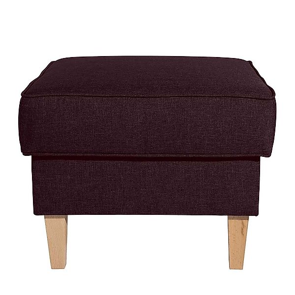 Beistellhocker Bordeaux Stoff im Landhausstil 45 cm hoch günstig online kaufen