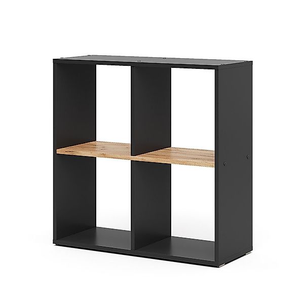 Vicco Raumteiler Tetra, Anthrazit/Goldkraft Eiche, 72.6 günstig online kaufen