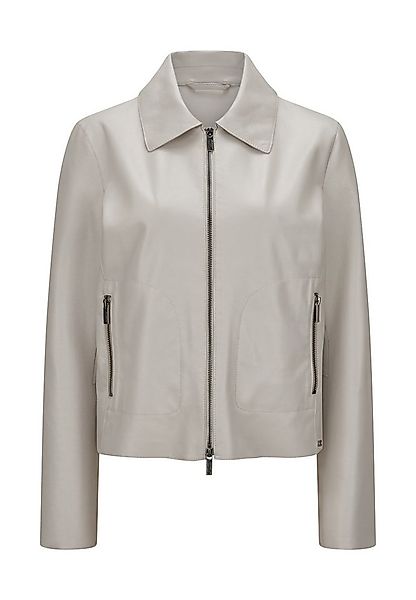 Milestone Lederjacke MSNylah Damen Bikerjacke Jacke Leder normale Passform günstig online kaufen