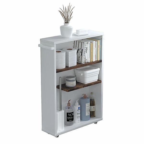 VCM Midischrank "Holz Badschrank Nischenregal Nilari 61 x 20 x 45" 1 Stk. t günstig online kaufen