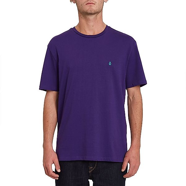Volcom Stone Blanks Basic Kurzärmeliges T-shirt M Violet Indigo günstig online kaufen