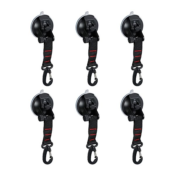 relaxdays Wandhaken Saugnapf Haken im 6er günstig online kaufen