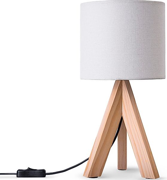 Paco Home Tischleuchte »BAJO CANVAS UNI COLOR«, 1 flammig, Leuchtmittel E14 günstig online kaufen