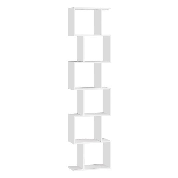 VASAGLE Bücherregal, 6 stöckiges Bücherregal, 24 günstig online kaufen