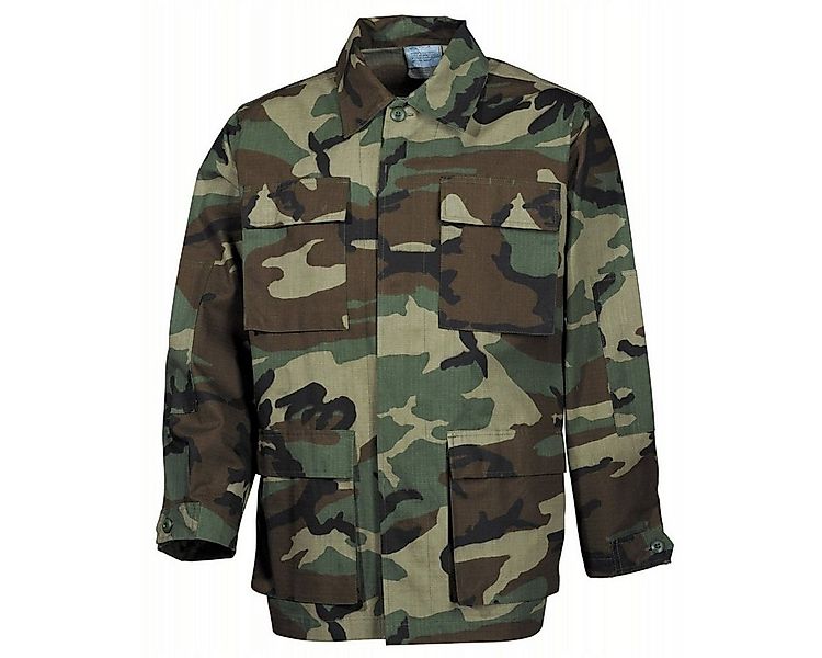 MFH Fieldjacket US BDU Feldjacke, Rip Stop, woodland - XXL günstig online kaufen