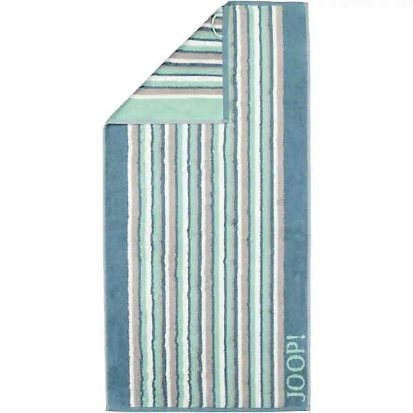 JOOP Move Stripes 1692 - Farbe: aqua - 44 - Handtuch 50x100 cm günstig online kaufen