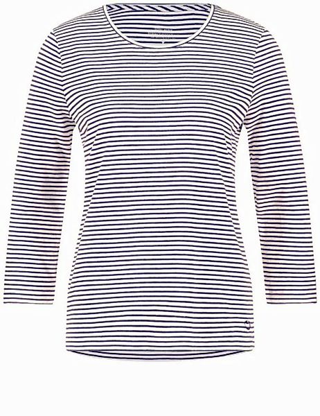 GERRY WEBER 3/4-Arm-Shirt Geringeltes 3/4 Arm Shirt günstig online kaufen