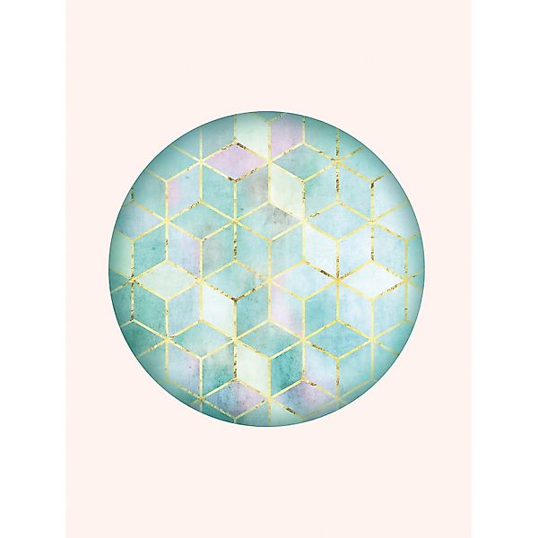 Komar Bild "Mosaik Verde" Abstrakt 1 Stk. tlg. Wandbild zur Dekoration - oh günstig online kaufen