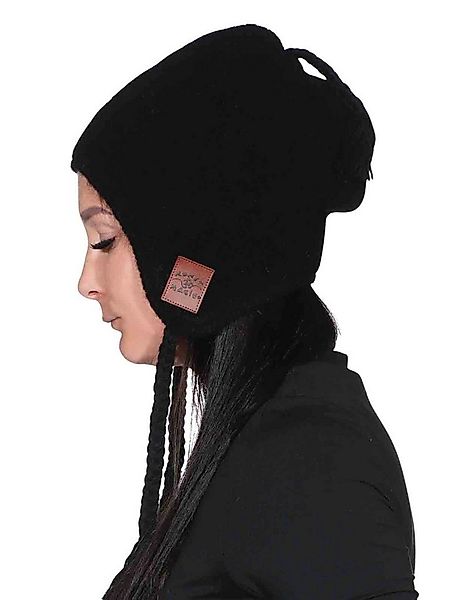 KUNST UND MAGIE Bommelmütze Strickmütze Zipfelmütze Wollmütze Ohrenklappen günstig online kaufen