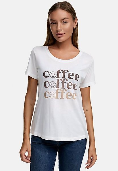 Decay T-Shirt Coffee Smiley Design Weiß-XL günstig online kaufen