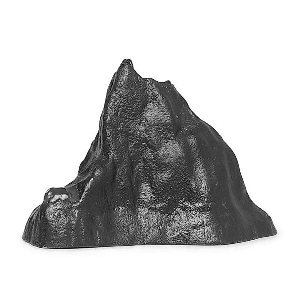ferm LIVING - Stone Kerzenständer L - schwarz/BxHxT 8,85x6,77x7,75cm günstig online kaufen