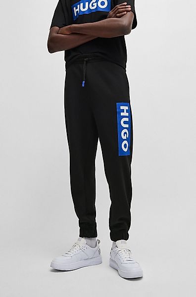 HUGO Blue Jogginghose "Nuram" mit großem Logo-Print günstig online kaufen
