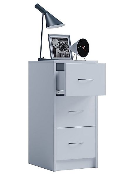 VCM Nachttisch Holz Nachtschrank Nachttisch Schublade Boxal Maxi günstig online kaufen