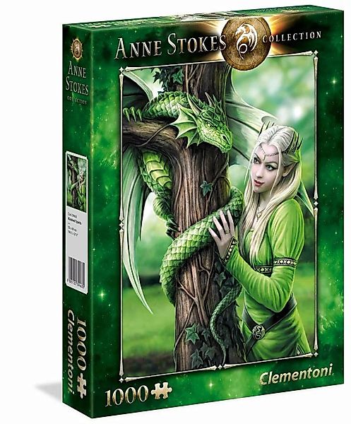 Clementoni 39463 - Verwandte Seelen - 1000 Teile Puzzle - Anne Stokes Colle günstig online kaufen