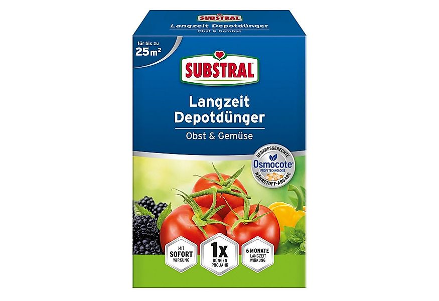 Substral Langzeitdünger Langzeit Depotdünger Obst & Gemüse 750 g günstig online kaufen