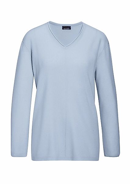 GOLDNER Strickpullover "Basicpullover mit V-Ausschnitt" Aufwendig in Form g günstig online kaufen