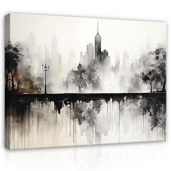 Wallarena Leinwandbild New York Stadt Gemalt günstig online kaufen
