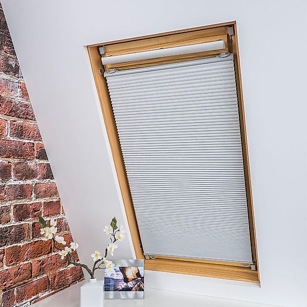 Liedeco Dachfensterplissee Universal Dachfenster-Plissee, verdunkelnd, ohne günstig online kaufen