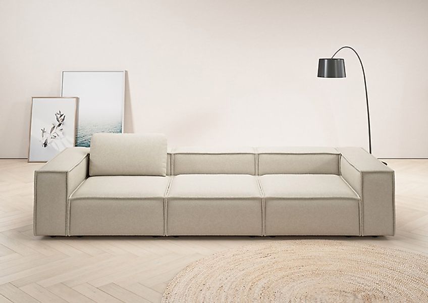 Home affaire 3,5-Sitzer »Watertown, modernes Big-Sofa XXL, 336 cm Breite, a günstig online kaufen