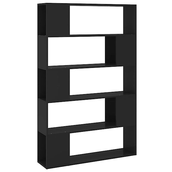 VidaXL Bücherregal Raumteiler Schwarz 100x24x155 cm Holzwerkstoff günstig online kaufen