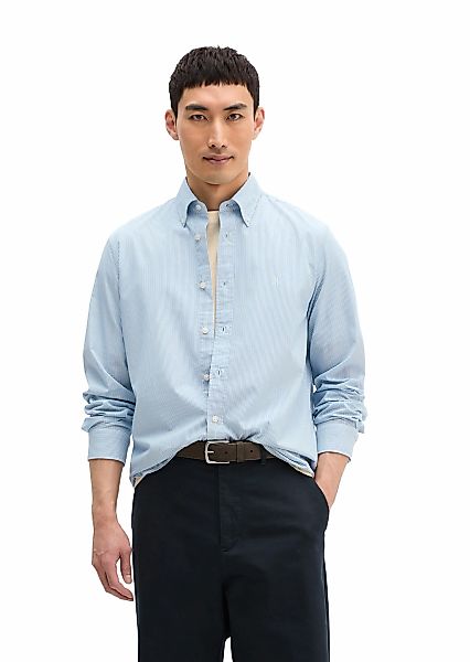 Marc OPolo Streifenhemd regular Fit, Bio-Baumwolle, Button-down-Kragen günstig online kaufen