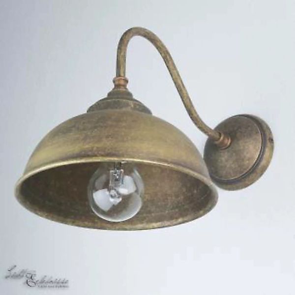 Wandlampe Bronze Antik Echt-Messing Oslo günstig online kaufen