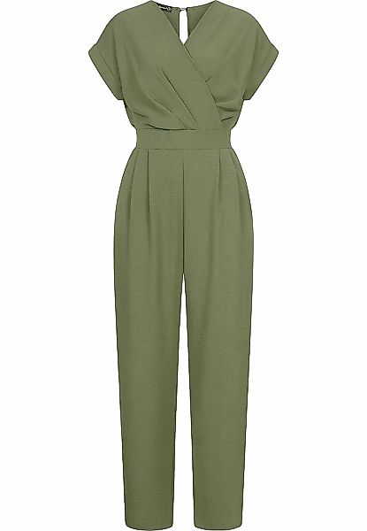 CLOUD 5IVE Jumpsuit "CLOUD 5IVE Jumpsuit in Wickeloptik mit 2-Pockets" 1 St günstig online kaufen
