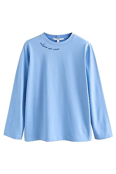 Next Langarmshirt Langarmshirt aus schwerem Stoff, Le Marais (1-tlg) günstig online kaufen