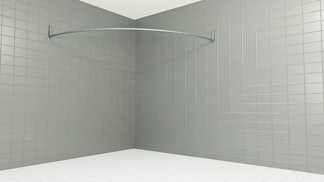 Erica Duschvorhangstange Duschstange Ecke 140x140 cm, günstig online kaufen