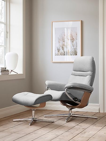 Stressless Relaxsessel "Sunrise", mit Cross Base, Größe S, M & L, Holzakzen günstig online kaufen