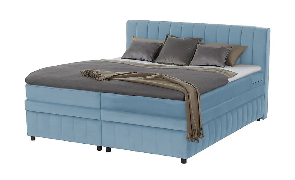 uno Boxbett  Bruno ¦ blau ¦ Maße (cm): B: 186 H: 106 Betten > Polsterbetten günstig online kaufen