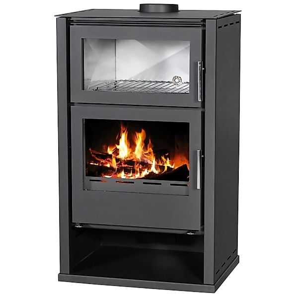 Victoria Kaminofen Modena F mit Backfach mit 11,53 kW günstig online kaufen