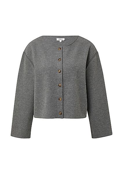 s.Oliver Cardigan Sweatshirt Jacke Strickjacke im Boxy Fit günstig online kaufen