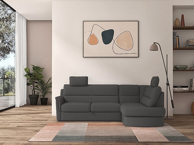 sit&more Ecksofa "Panini L-Form", wahlweise mit Vorziehsitz und Bettkasten günstig online kaufen