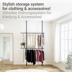 WENKO Teleskopregal Modell Herkules Basic, Kleiderstangen günstig online kaufen