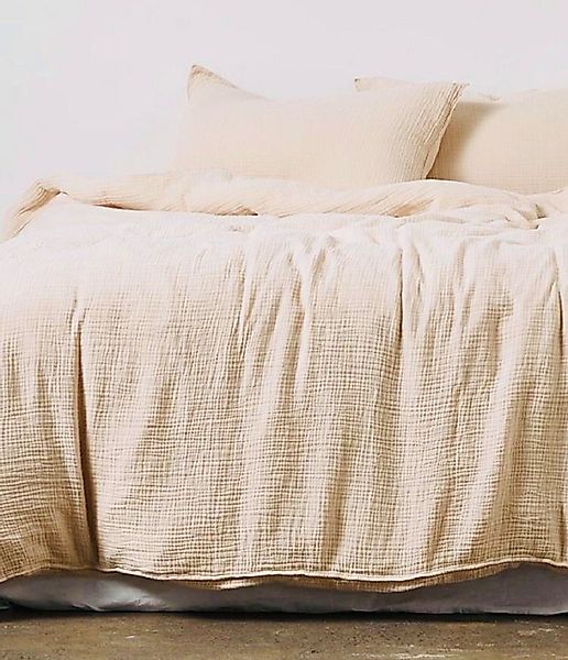 Sandiik Bettwäsche Musselin Bettwäsche in Beige günstig online kaufen