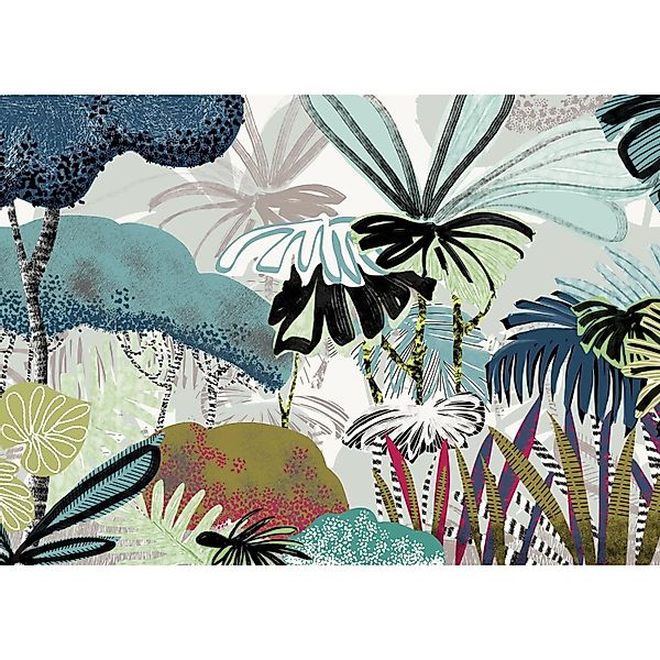 Komar Vliestapete Jolly Jungle 350 cm x 250 cm günstig online kaufen