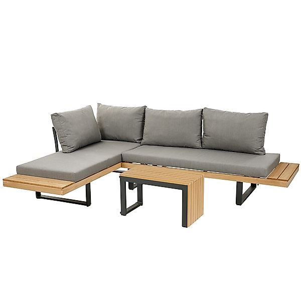 Greemotion Gartenlounge-Set Loungeset Outdoor [Lana] Loungemöbel-Set günstig online kaufen