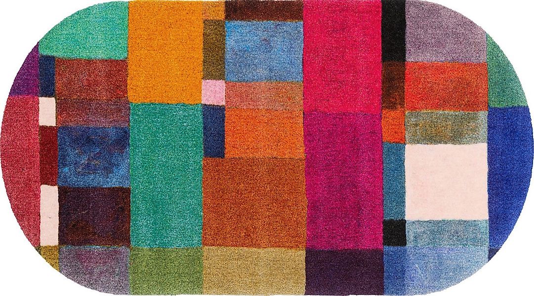 wash+dry by Kleen-Tex Fußmatte Mosaique, rechteckig, Höhe: 9 mm günstig online kaufen