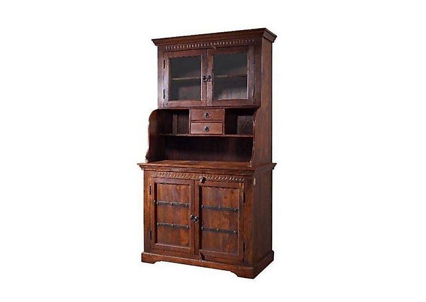 Massivmoebel24 Buffet (Buffet Akazie 106x60x196 nougat lackiert OXFORD #510 günstig online kaufen
