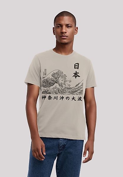 F4NT4STIC T-Shirt "Kanagawa Welle Golden Gai" Premium Qualität günstig online kaufen